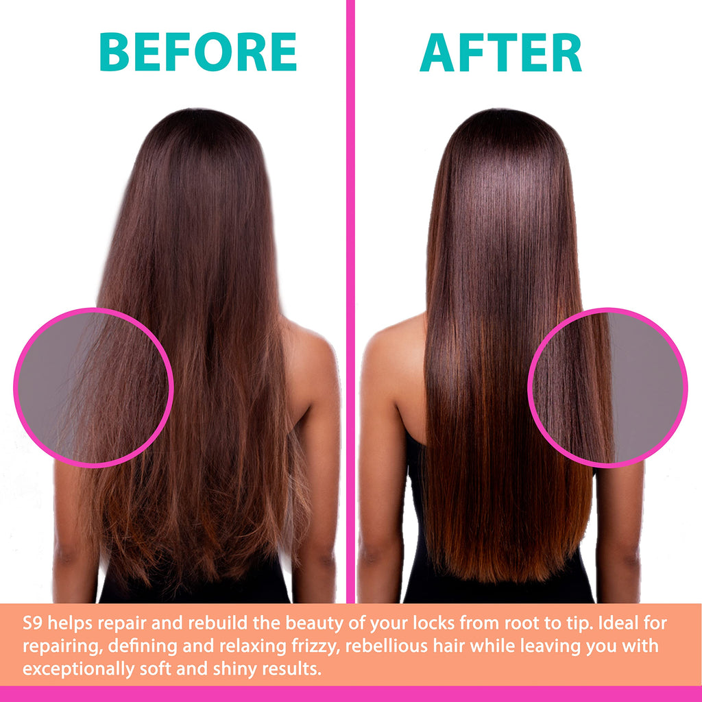 NAPURA S9 Professional Moisturizing Shampoo for Damaged Hair | Sulfate & Paraben Free, Color Safe