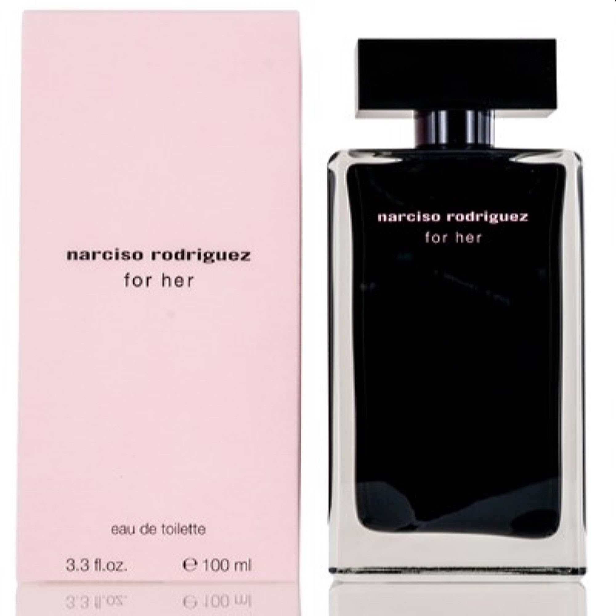 Narciso Rodriguez for her Eau de Toilette Spray – 3.3 oz | Floral Woody Musk