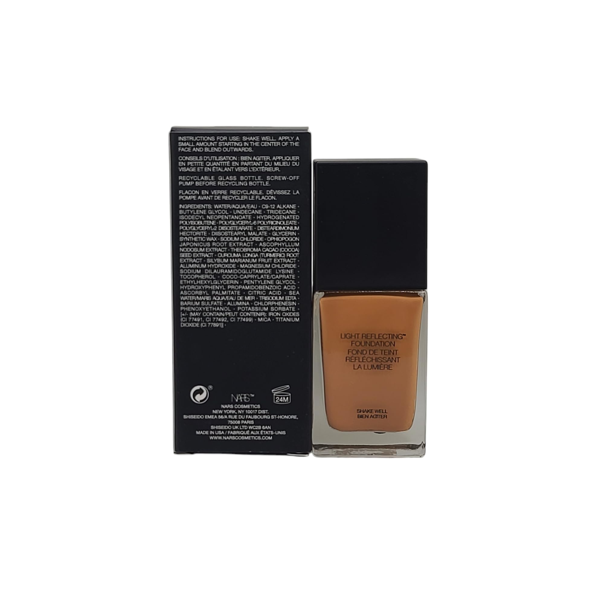 NARS Light Reflecting Foundation - Advanced Makeup-Skincare Hybrid, Huahine Deep 2.6, 30ml