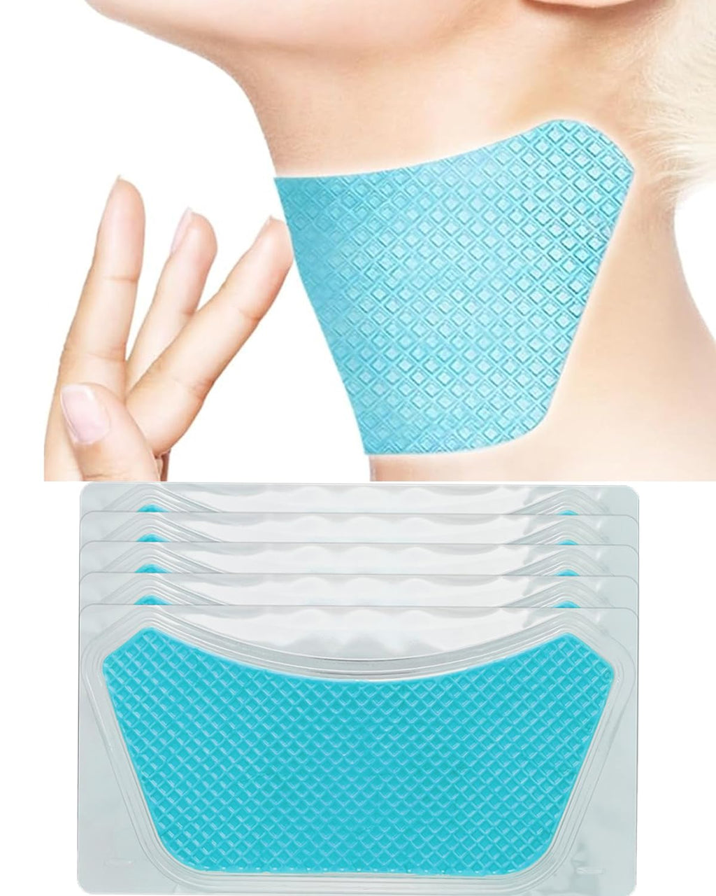 Nascence Anti Neck Wrinkle Patches – 5-Piece Moisturizing & Firming Neck Patches