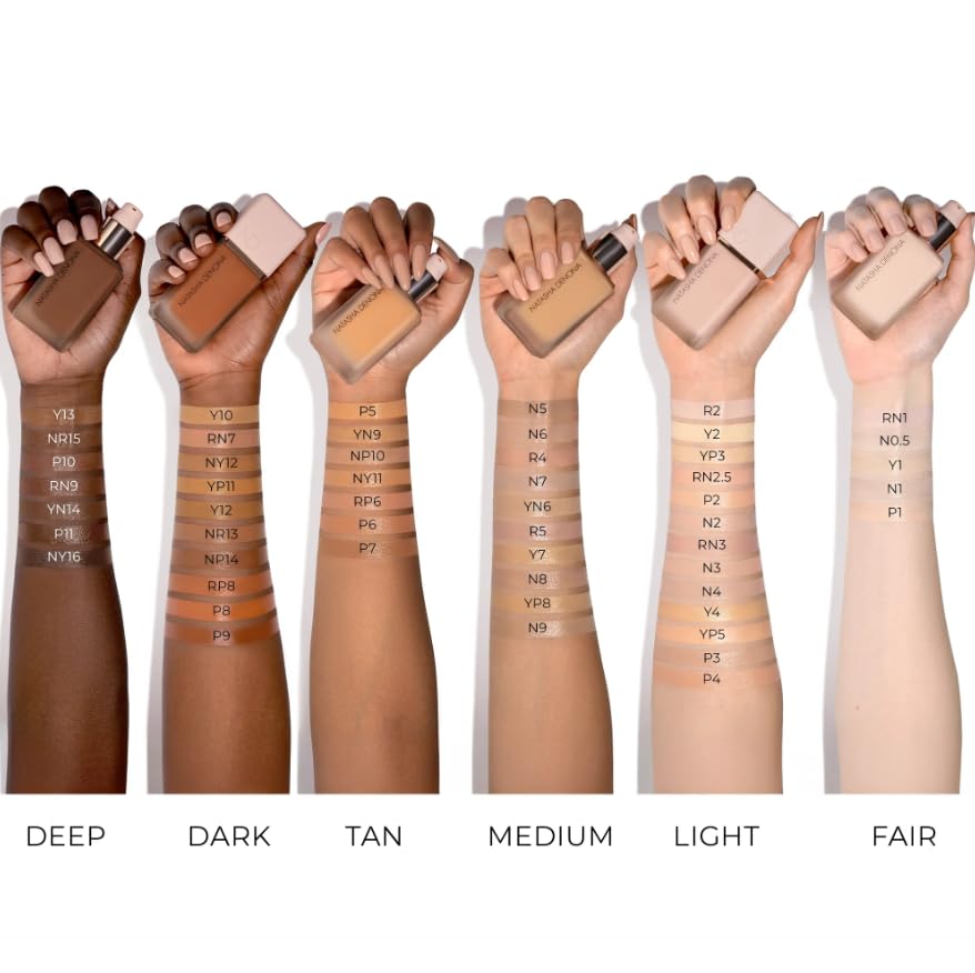 Natasha Denona HY-GLAM Foundation N6 (Light Medium Neutral) – Hydrating, Longwear Serum Foundation