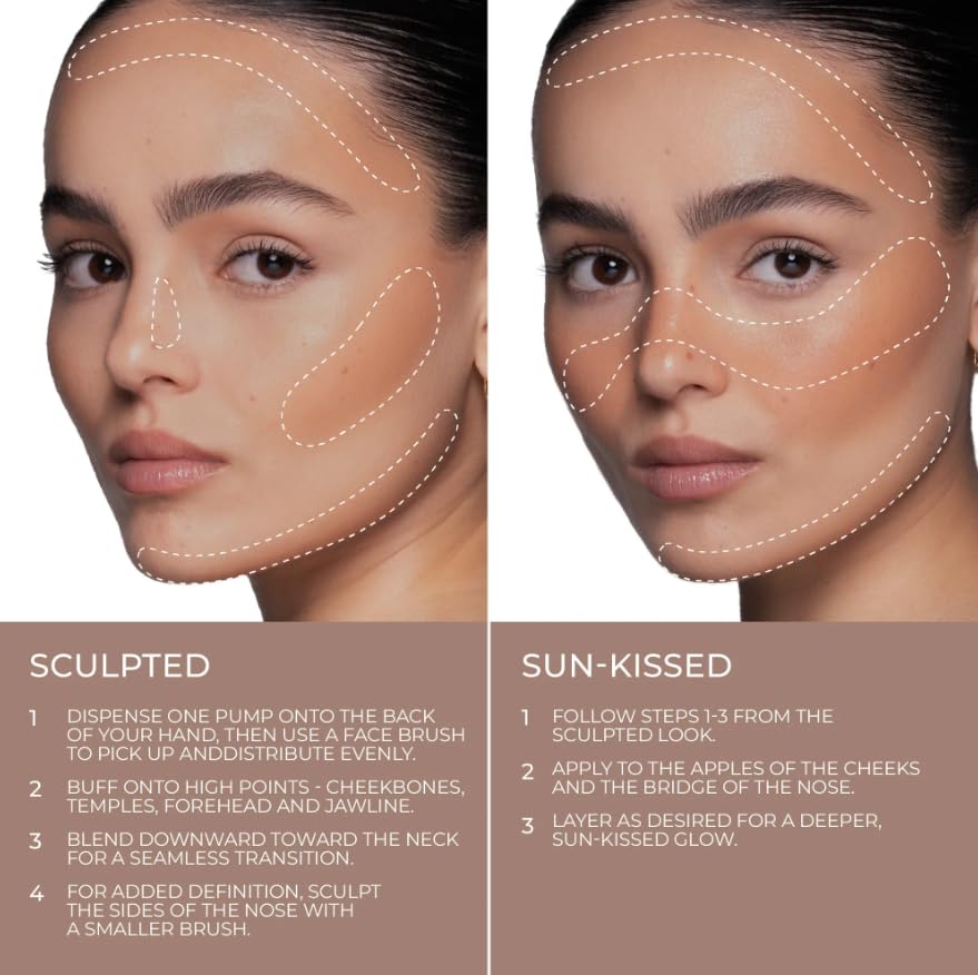 Natasha Denona HY-SCULPT LIQUID BRONZER Foxy – Serum-Infused Bronzer for All-Day Natural Warmth