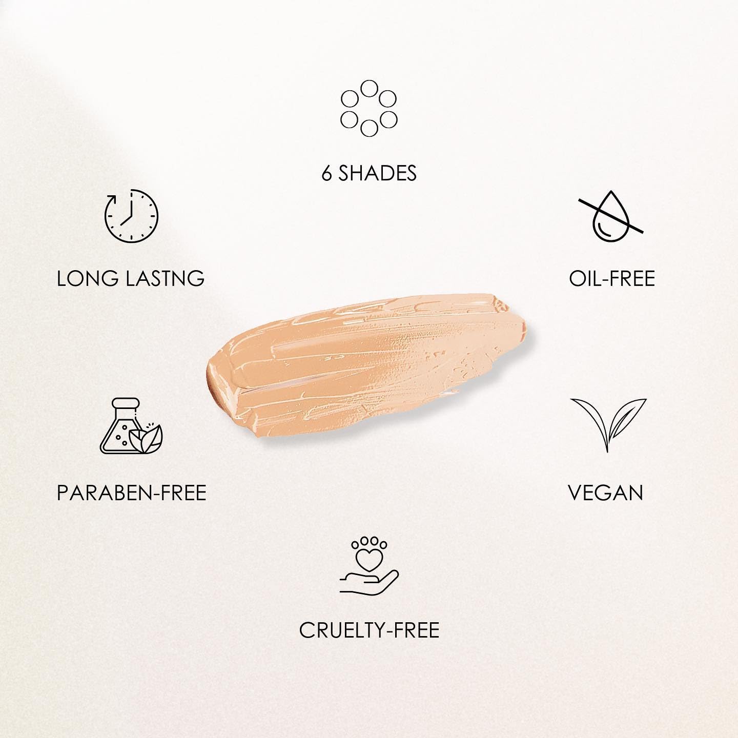 NATASHA MOOR Liquid Magic Concealer – Ultimate Dark Circle Coverage, Long-Lasting & Water-Resistant