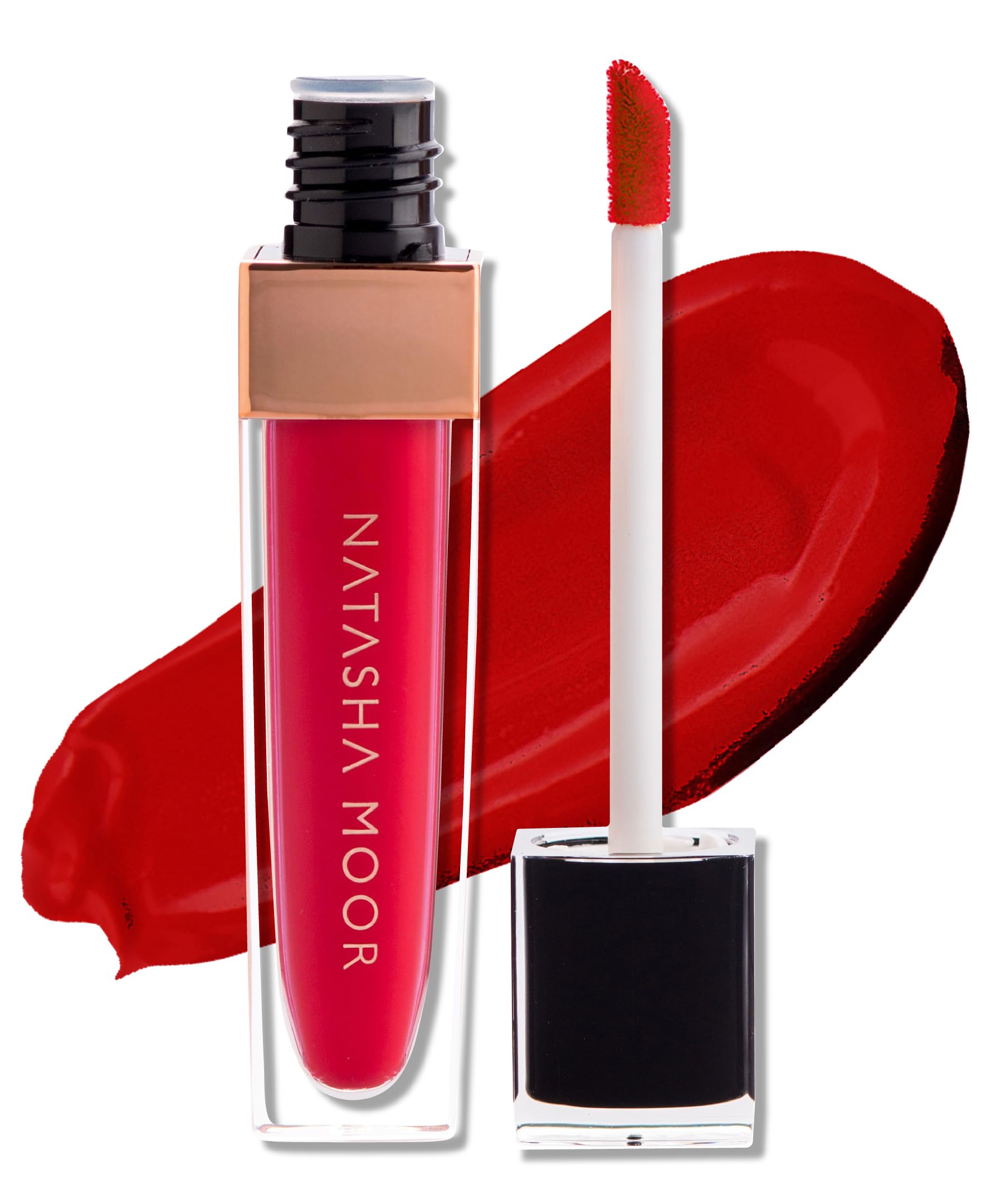 NATASHA MOOR Molten Matte Liquid Lipstick - Storm | 12-Hour Hydrating Matte, Waterproof & Cruelty-Free