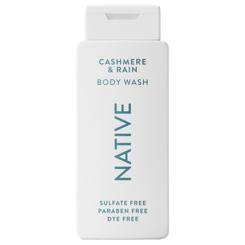 Native Body Wash Cashmere & Rain – Naturally Derived, Sulfate & Dye Free | 18 oz