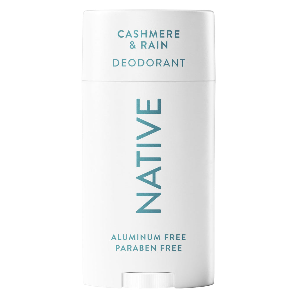 Native Cashmere & Rain Deodorant – Aluminum-Free 72-Hour Odor Protection (2.65 oz)
