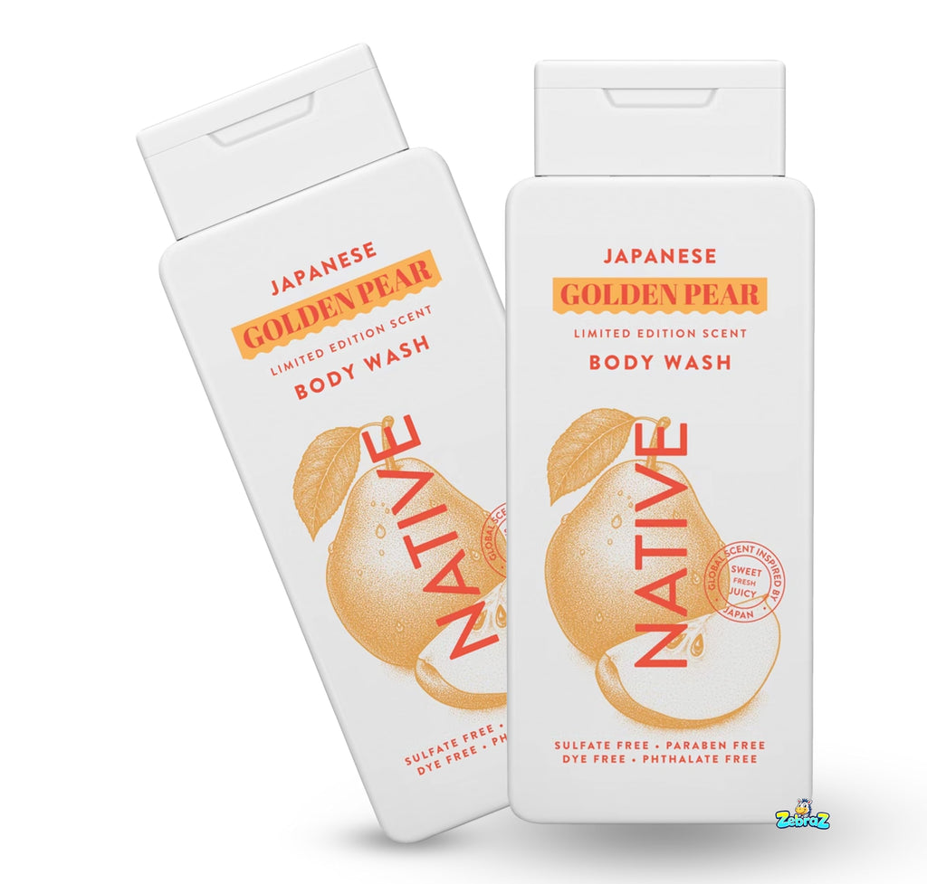Native Passport Global Flavors Sulfate-Free Body Wash - Japanese Golden Pear, 18 oz (Pack of 2)