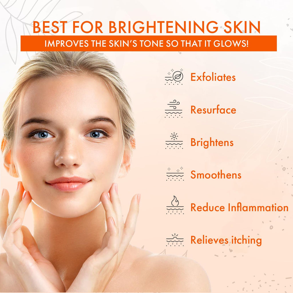 Natrulo Carrot Soap for Skin Brightening – Kojic Acid Glow Bar Made in USA