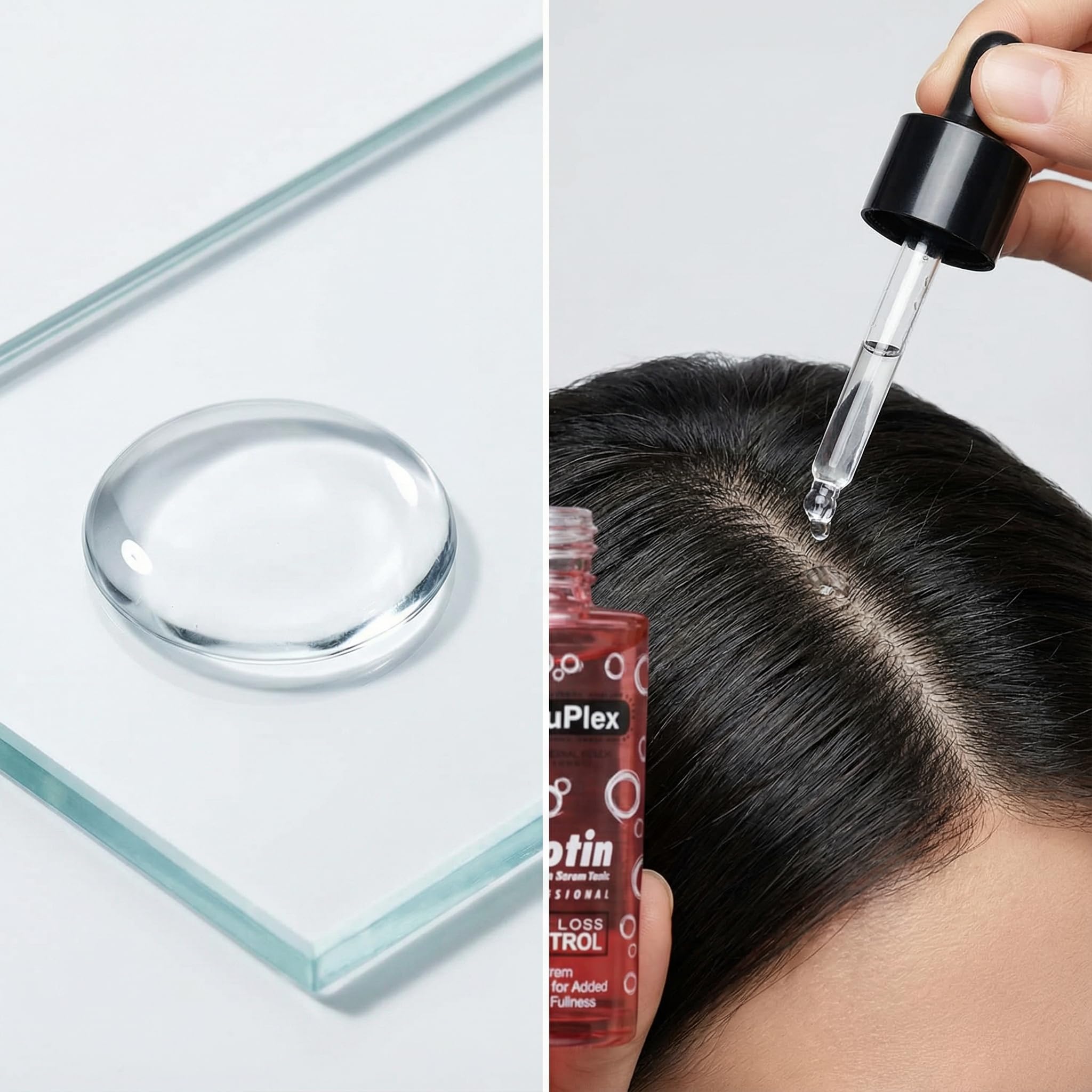 NatuPlex Biotin & Rosemary Hair Growth Serum – 3.38 Fl Oz for Thicker, Fuller Hair