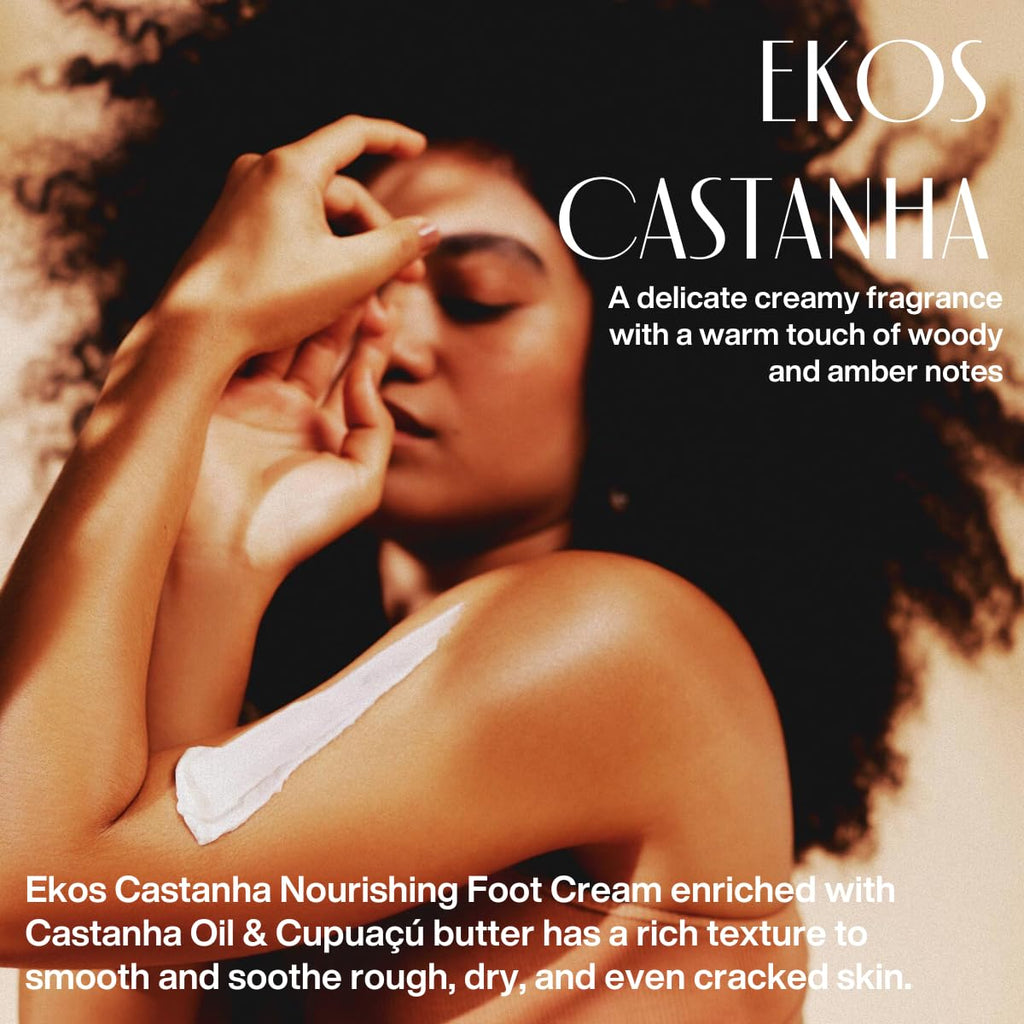 Natura Brazil Nut Foot Cream – Nourishing, Fast-Absorbing Moisturizer | Vegan & Cruelty-Free, 2.6 oz