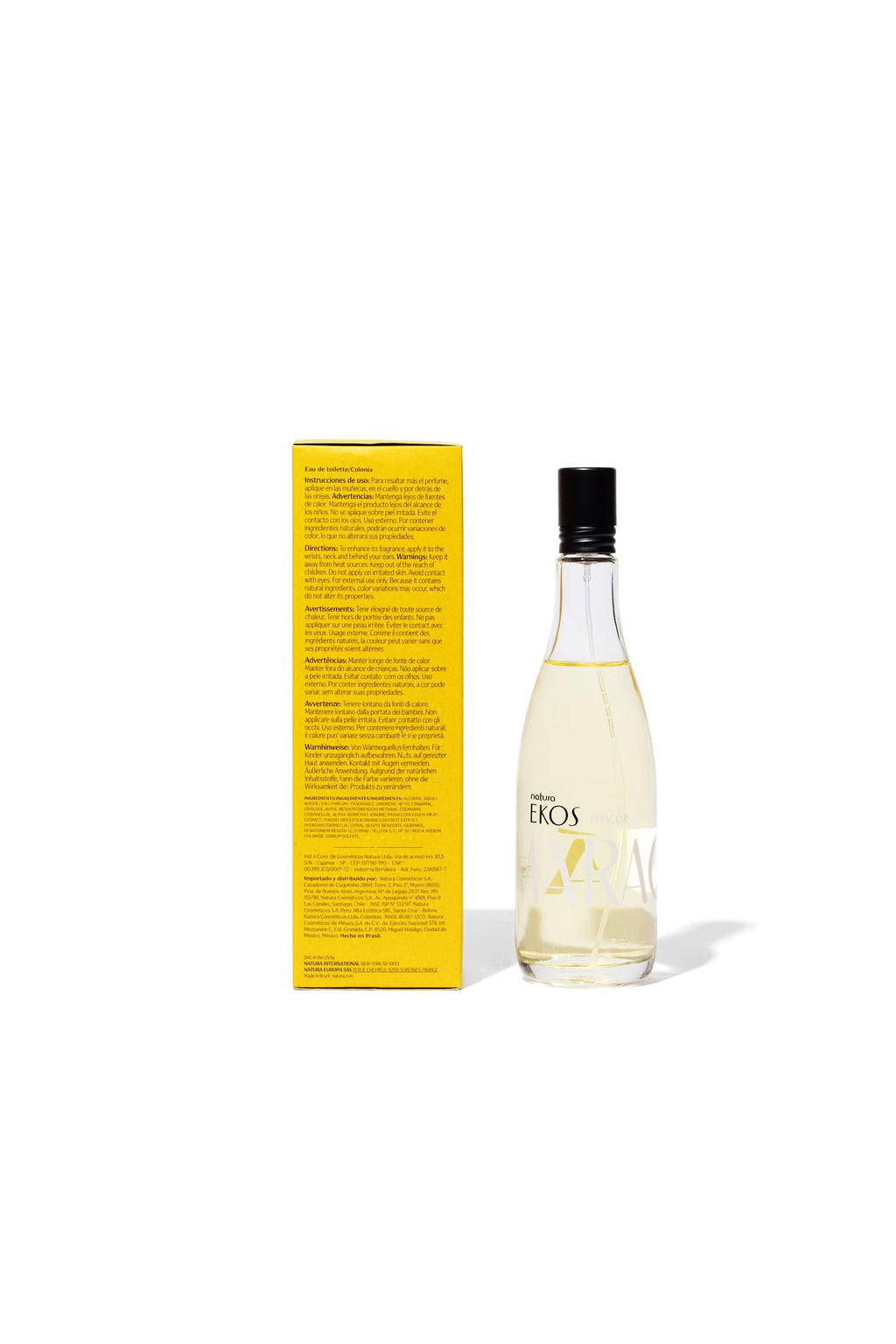 Natura Ekos Maracujá Body Mist – Fresh Fragrance with Passion Fruit, Musk & Sandalwood | 150 ml
