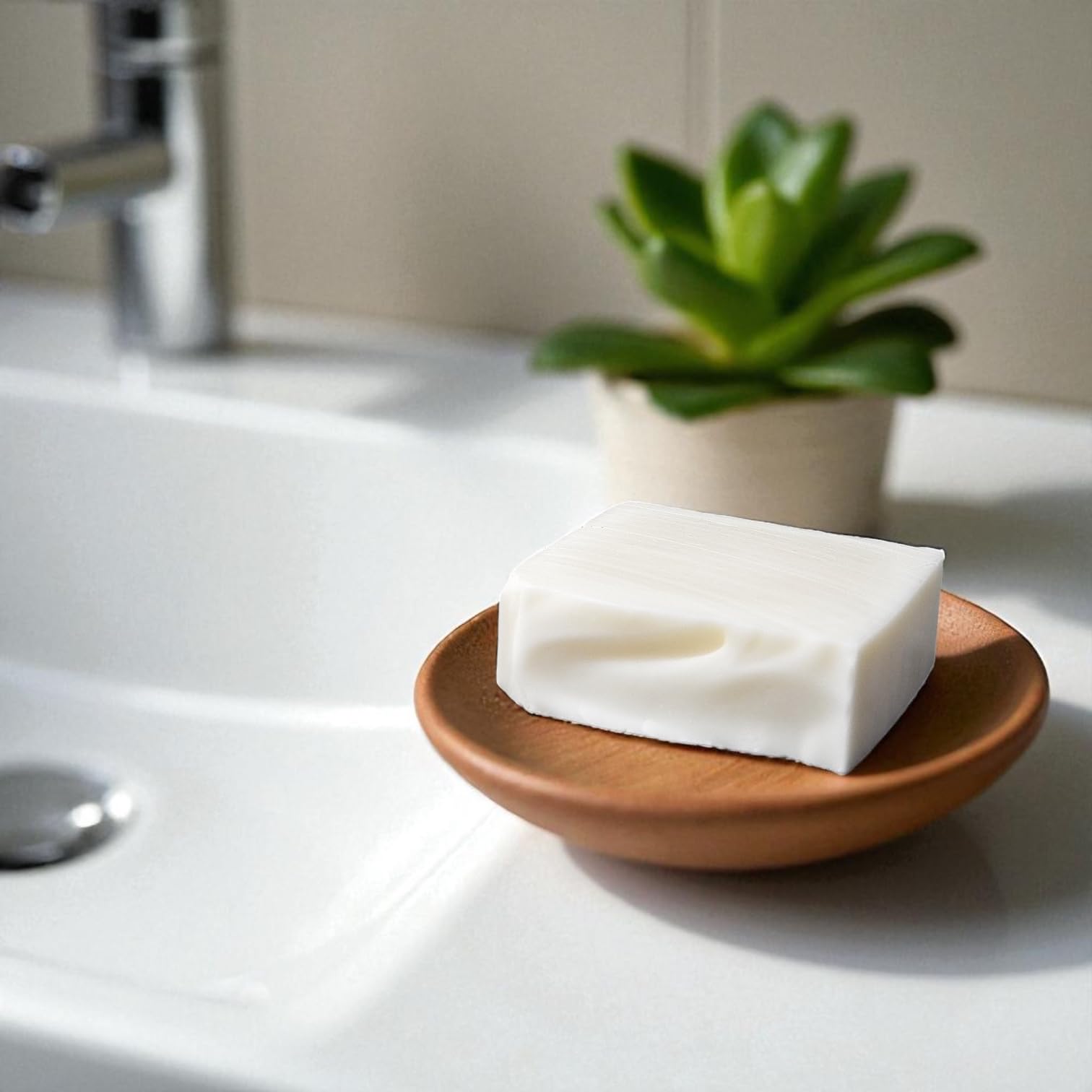 Natural Amor Los Angeles Unscented Tallow Soap Bar 2-Pack – Handmade with Grass-Fed Beef Tallow