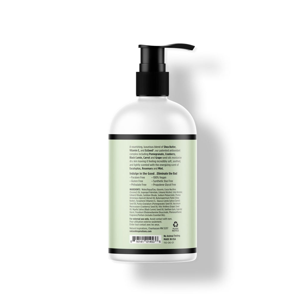 Natural Inspirations Eucalyptus Rosemary Mint Nourishing Hand + Body Lotion 12oz