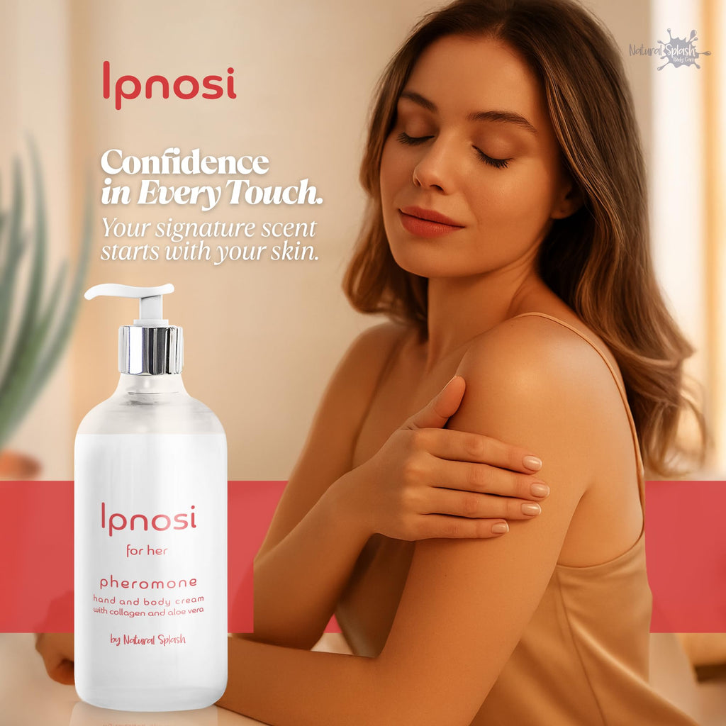Natural Splash Ipnosi Pheromone Body Cream for Women – Vegan, Cruelty-Free, 8.45 oz