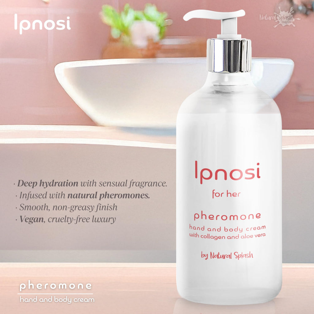 Natural Splash Ipnosi Pheromone Body Cream for Women – Vegan, Cruelty-Free, 8.45 oz