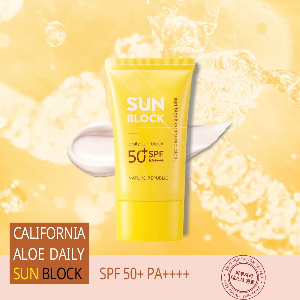 Nature Republic California Aloe Daily Sun Block SPF 50+ PA++++ | 57 ml