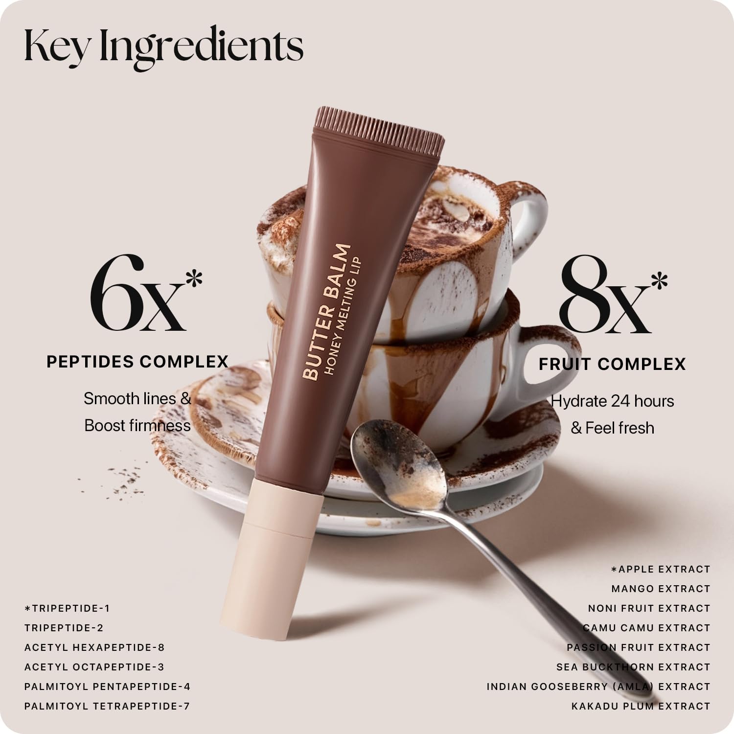 Nature Republic Honey Melting Lip Butter Balm – Hydrating Tinted Lip Balm in Dirty Espresso