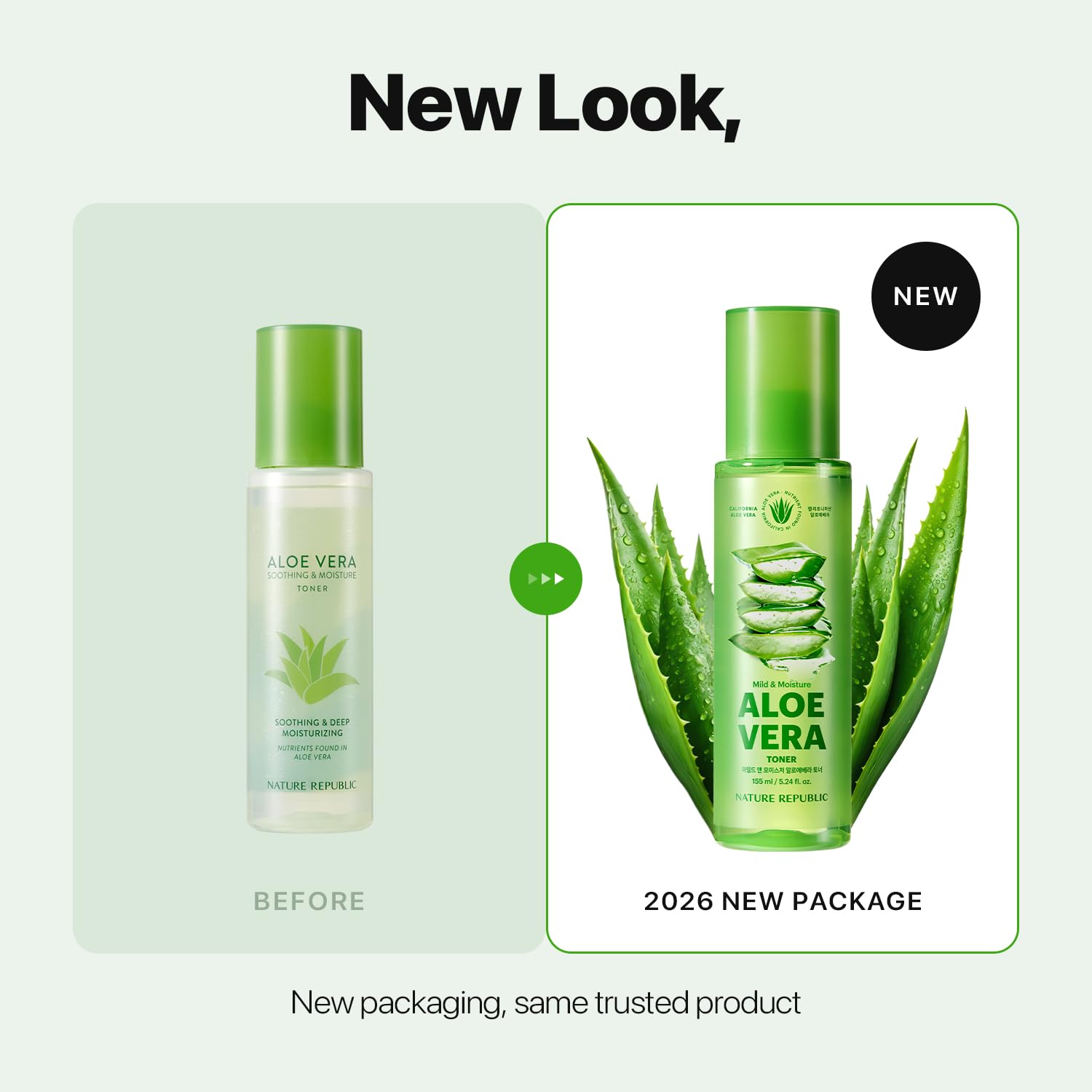 Nature Republic Mild & Moisture Aloe Vera Toner – Soothing Hydration & Lightweight Korean Skincare