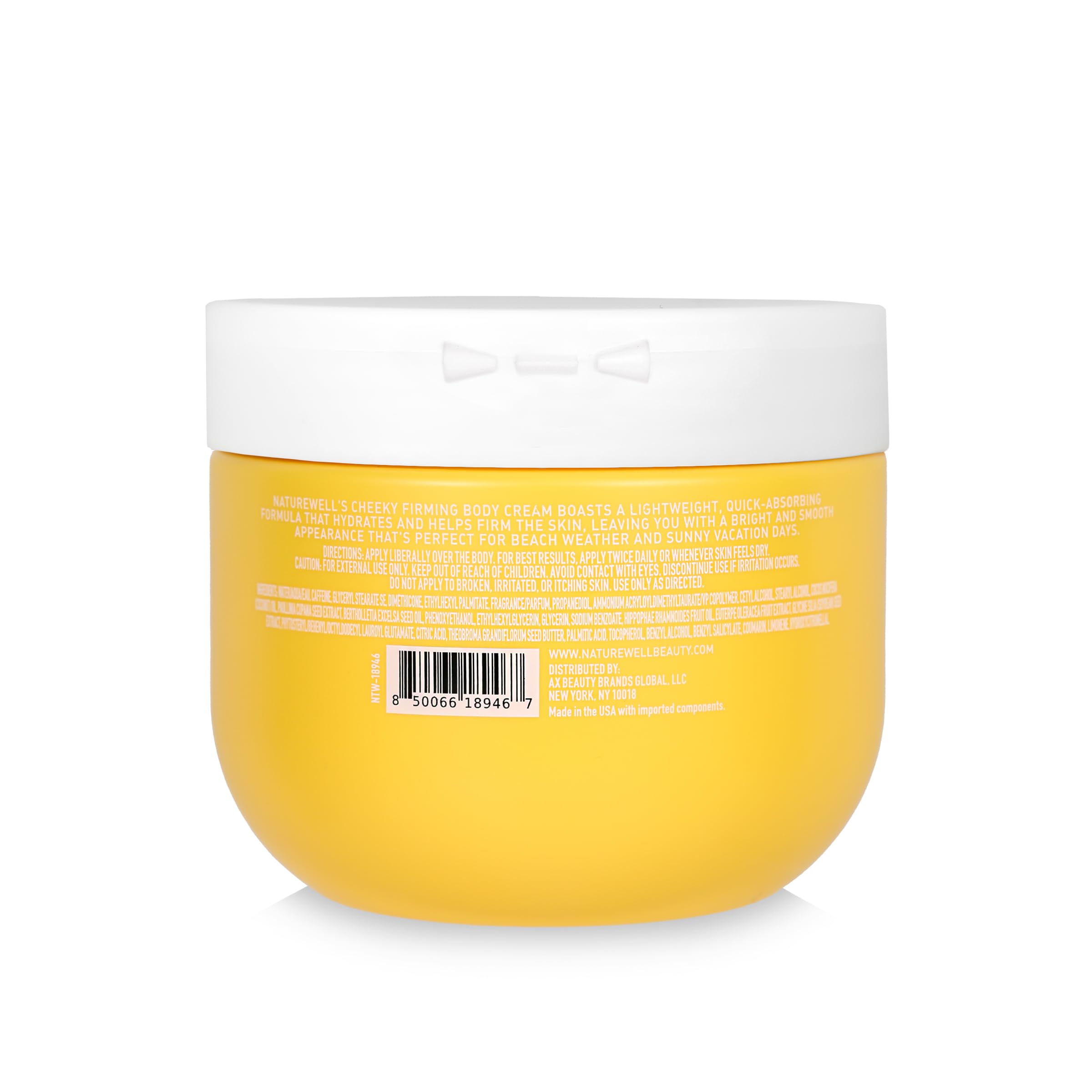 NATURE WELL Cheeky Firming & Moisturizing Body Cream — Lightweight, Quick-Absorbing Hydration