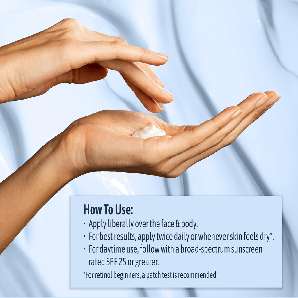 Nature Well Clinical Retinol Advanced Moisture Cream – Face, Body & Hands (2 x 10 oz)