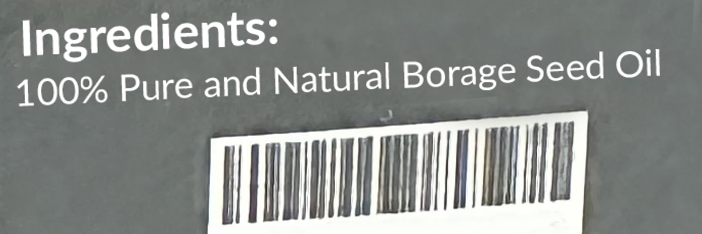Naturevibe Botanicals Borage Oil 32 oz | Pure Cold-Pressed for Skin & Hair