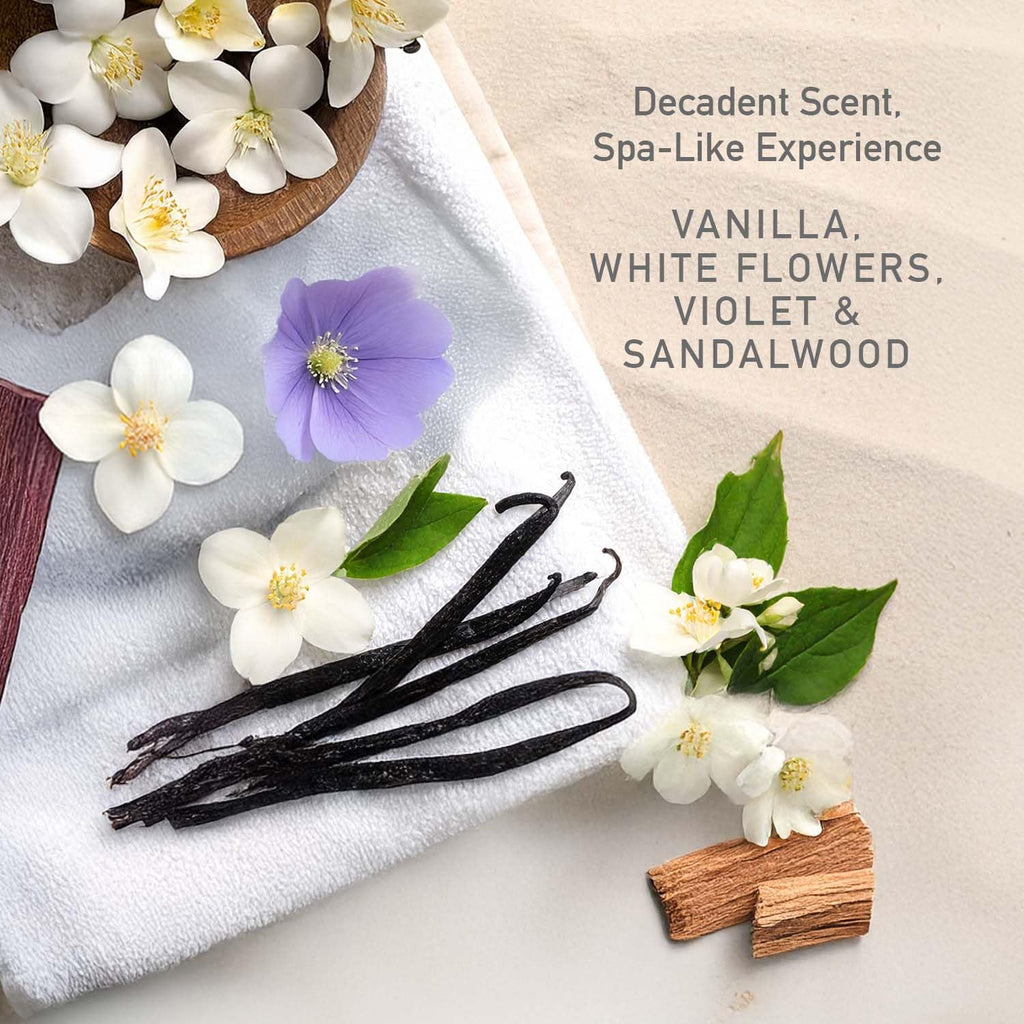 NATURE WELL Blissy Whipped Body Cream — Ultra-Moisturizing, Quick-Absorbing, Vanilla & Sandalwood, 12 oz