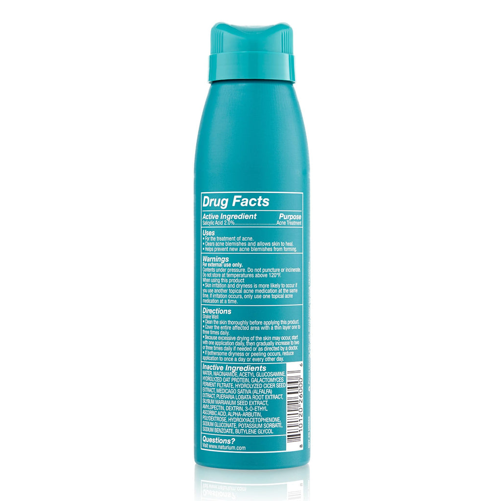 Naturium Salicylic Acid Body Spray 2% – Blemish-Fighting & Pore Treatment with Niacinamide, 4 oz