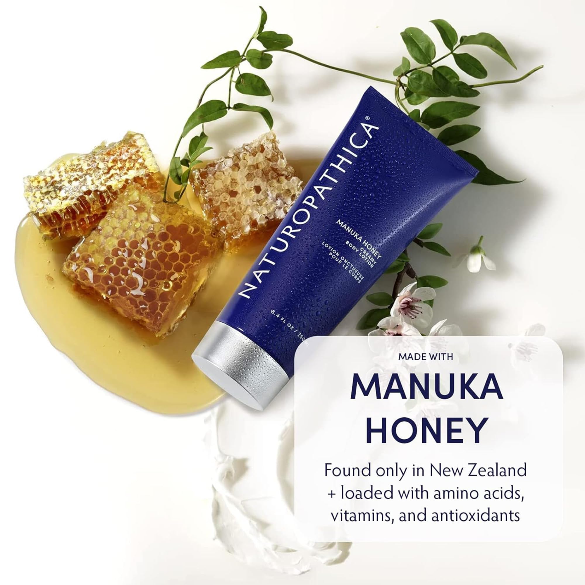Naturopathica Manuka Honey Creamy Body Lotion | Rich, Fast-Absorbing Moisturizer