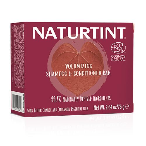 Naturtint Cinnamon Shampoo Bar – Naturally Derived, Cruelty-Free, All Hair Types, Travel Ready