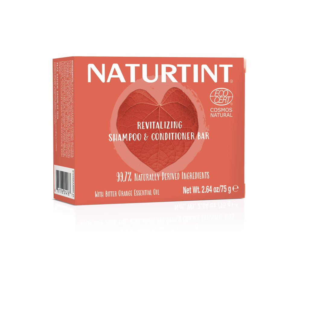 Naturtint Shampoo & Conditioner Bar Orange – Naturally Derived, Cruelty Free, All Hair Types, Travel Ready