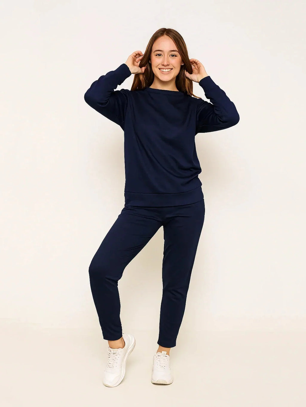 Ladies Long Sleeve Plain Set
