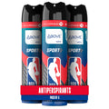 NBA Above SPORT PLUS Antiperspirant Deodorant Spray – 3-Pack | 72H Sweat & Odor Protection | Dry Spray