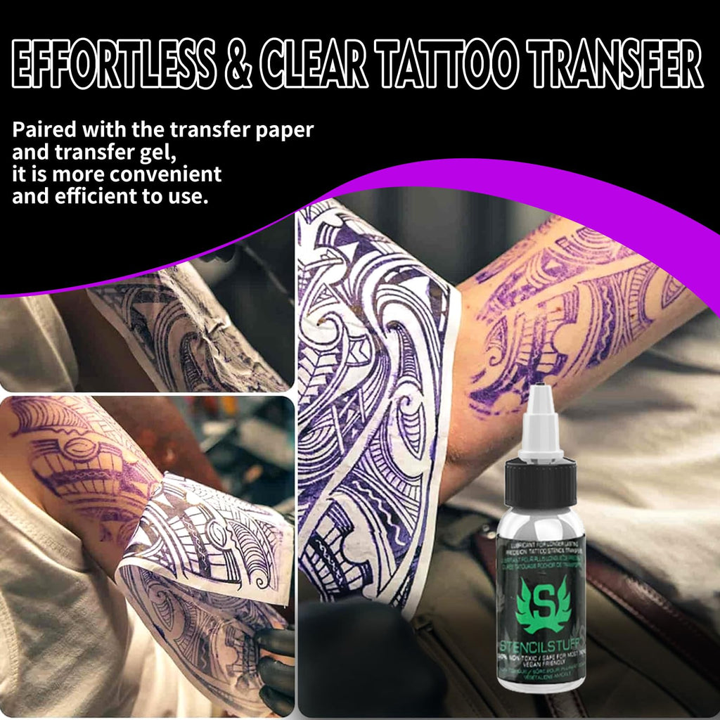 NBTA2 Tattoo Kit: Wireless Gun with 2 Batteries & Complete Set for Beginners (Purple)