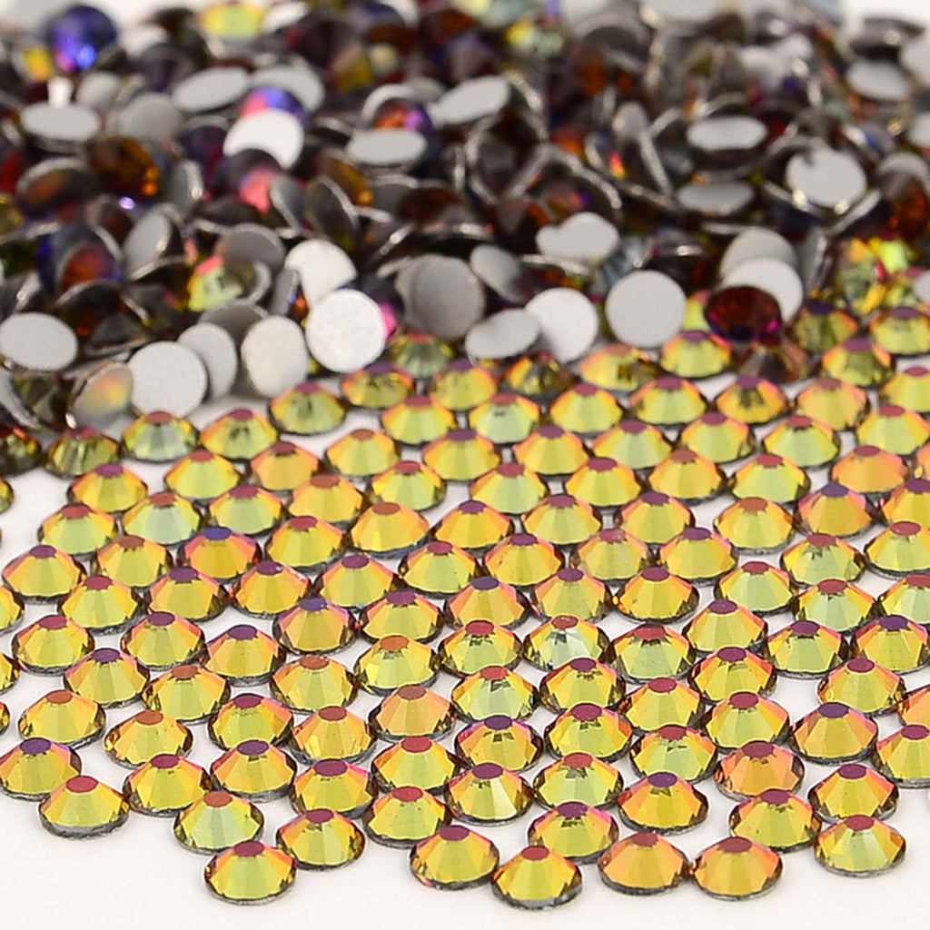 NCB Nancybeads 1500pcs Flat Back Glass Nail Rhinestones – Blue Volcanic SS20 5mm