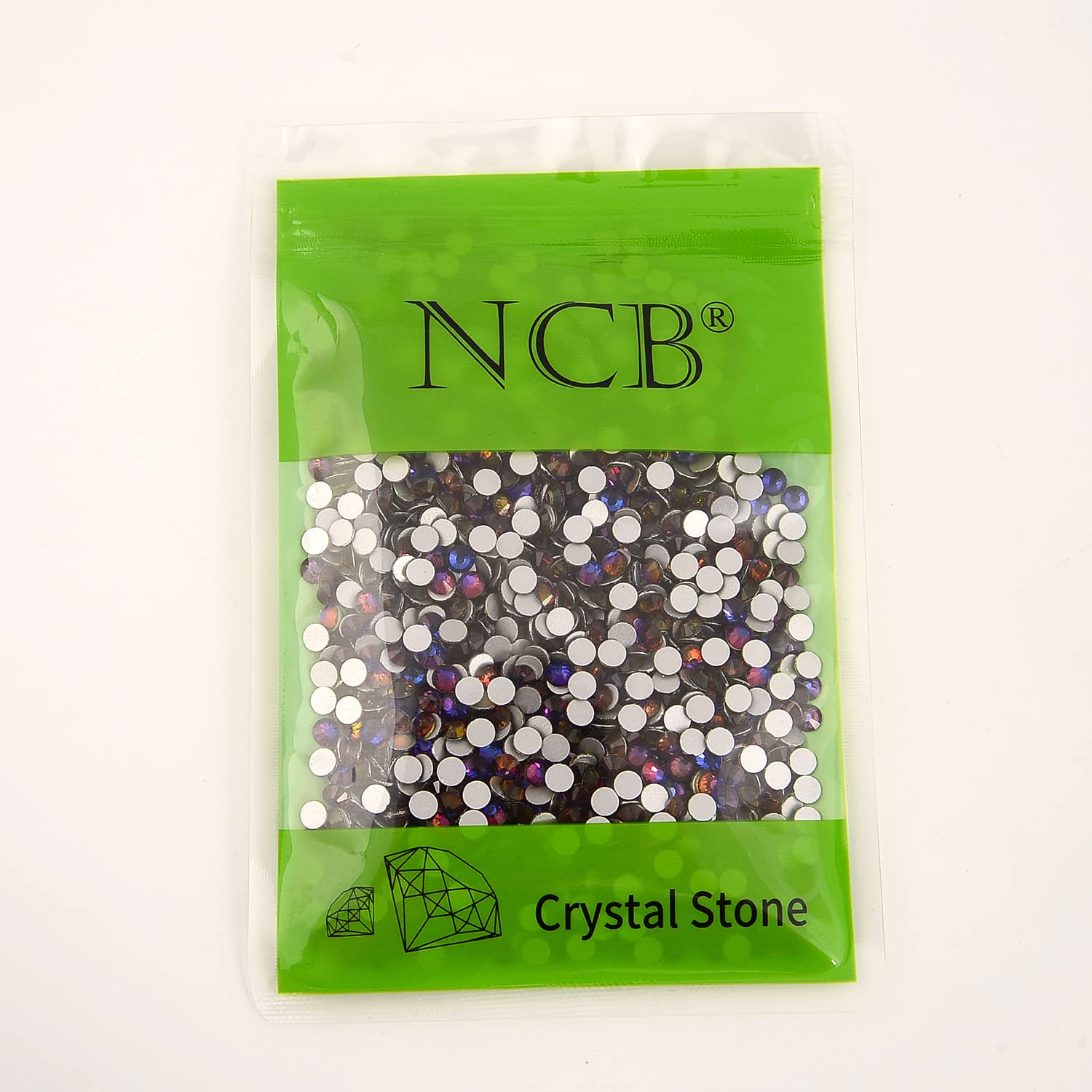 NCB Nancybeads 1500pcs Flat Back Glass Nail Rhinestones – Blue Volcanic SS20 5mm