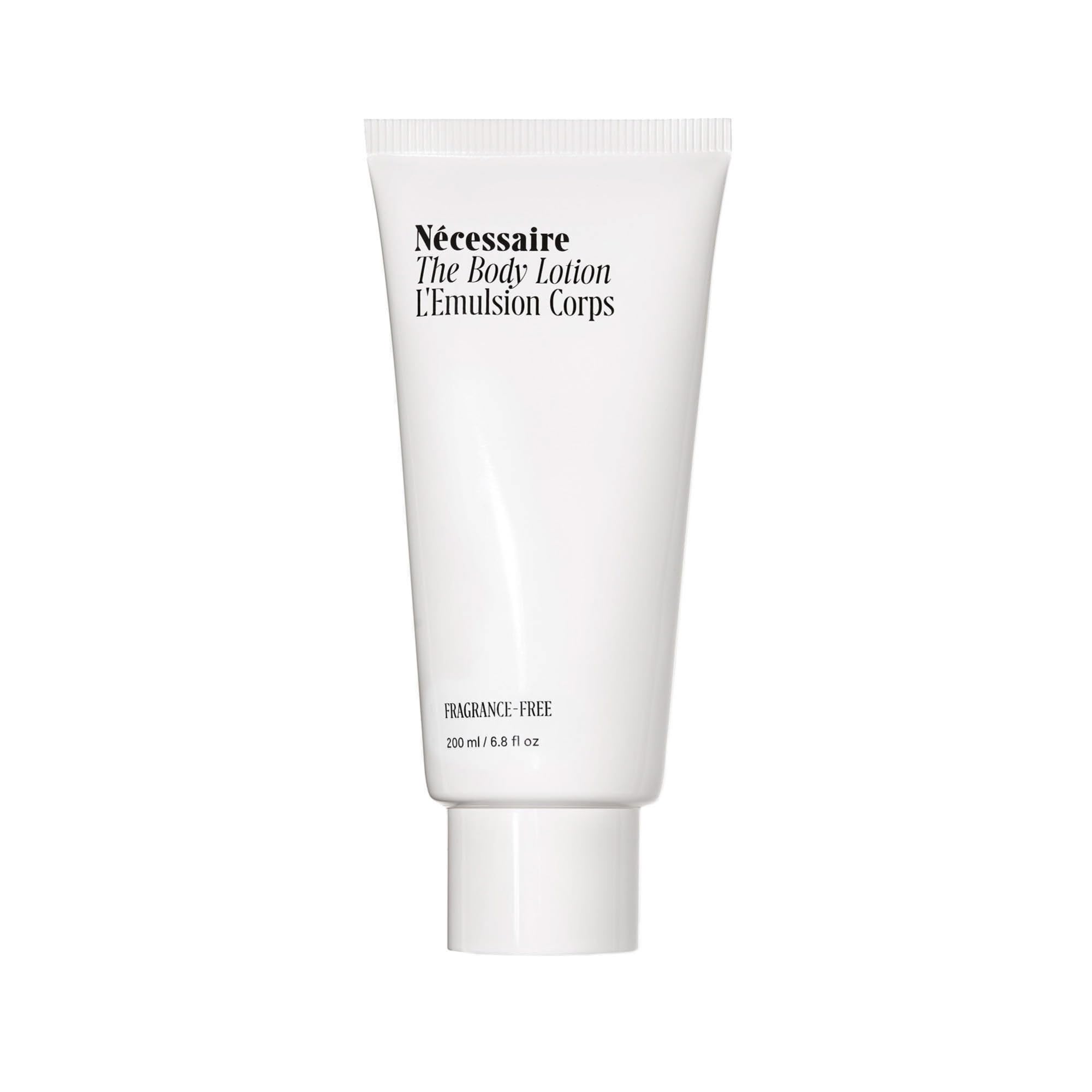Nécessaire Fragrance-Free Body Lotion | Multi-Peptide Moisturizer with 2.5% Niacinamide, Non-Greasy (200 ml)