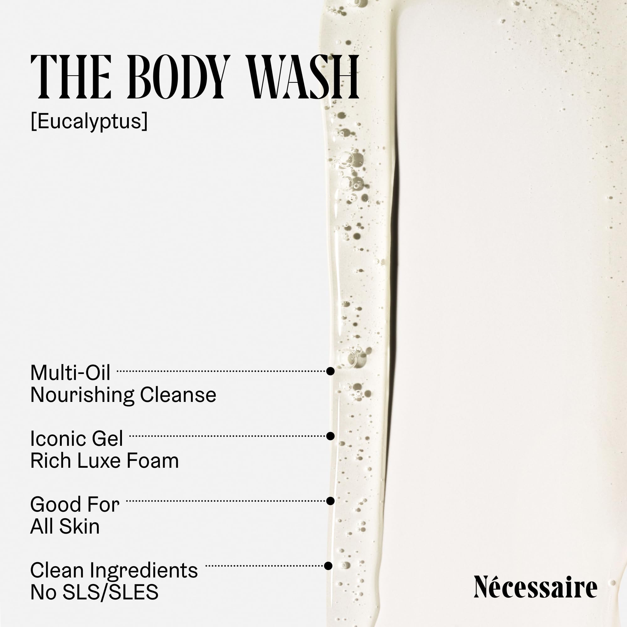 Nécessaire Body Essentials Gift Set – Travel-Size Wash, Lotion & Aluminum-Free Deodorant | Eucalyptus