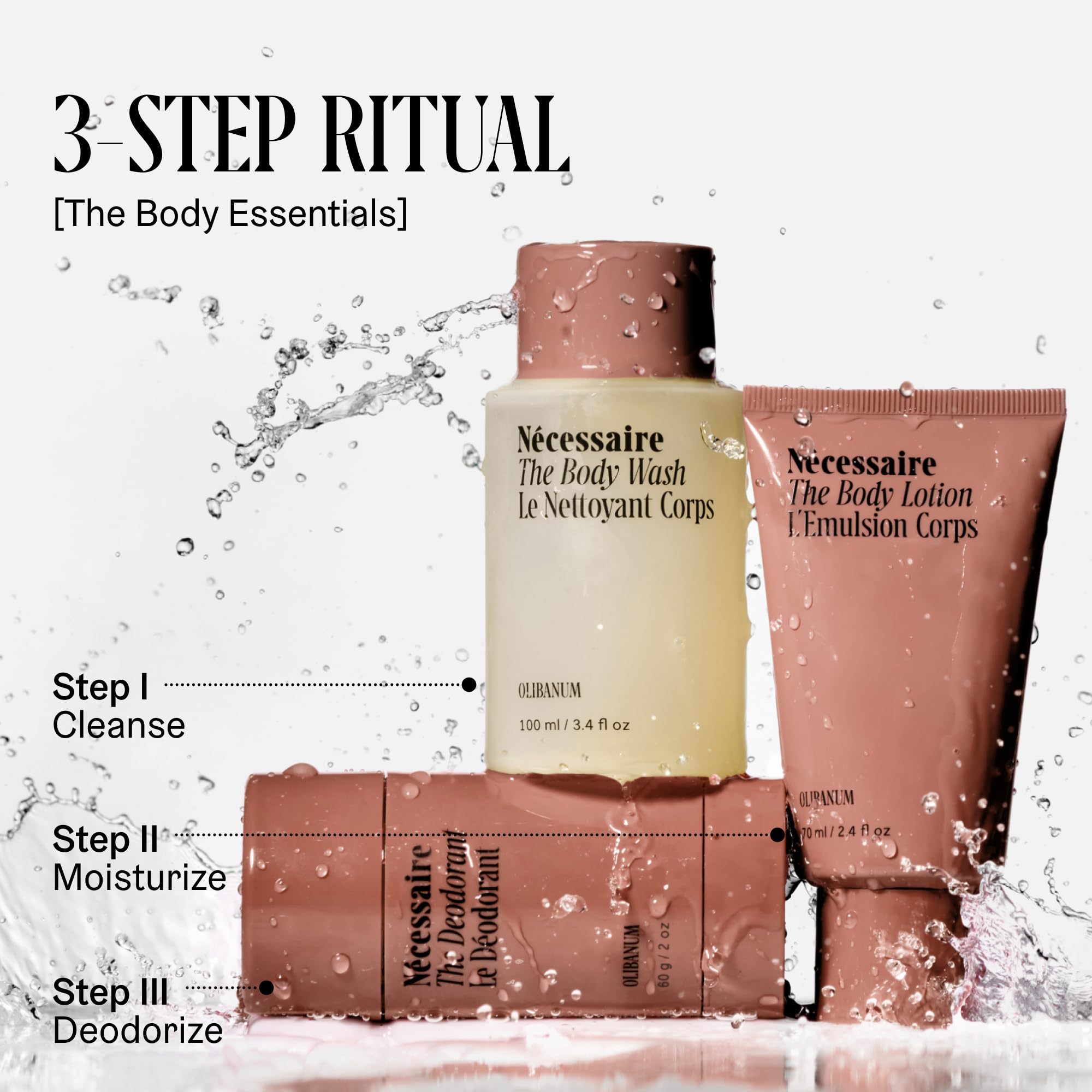 Nécessaire Body Essentials Mini Gift Set – Travel-Size Skin Care for Women & Men
