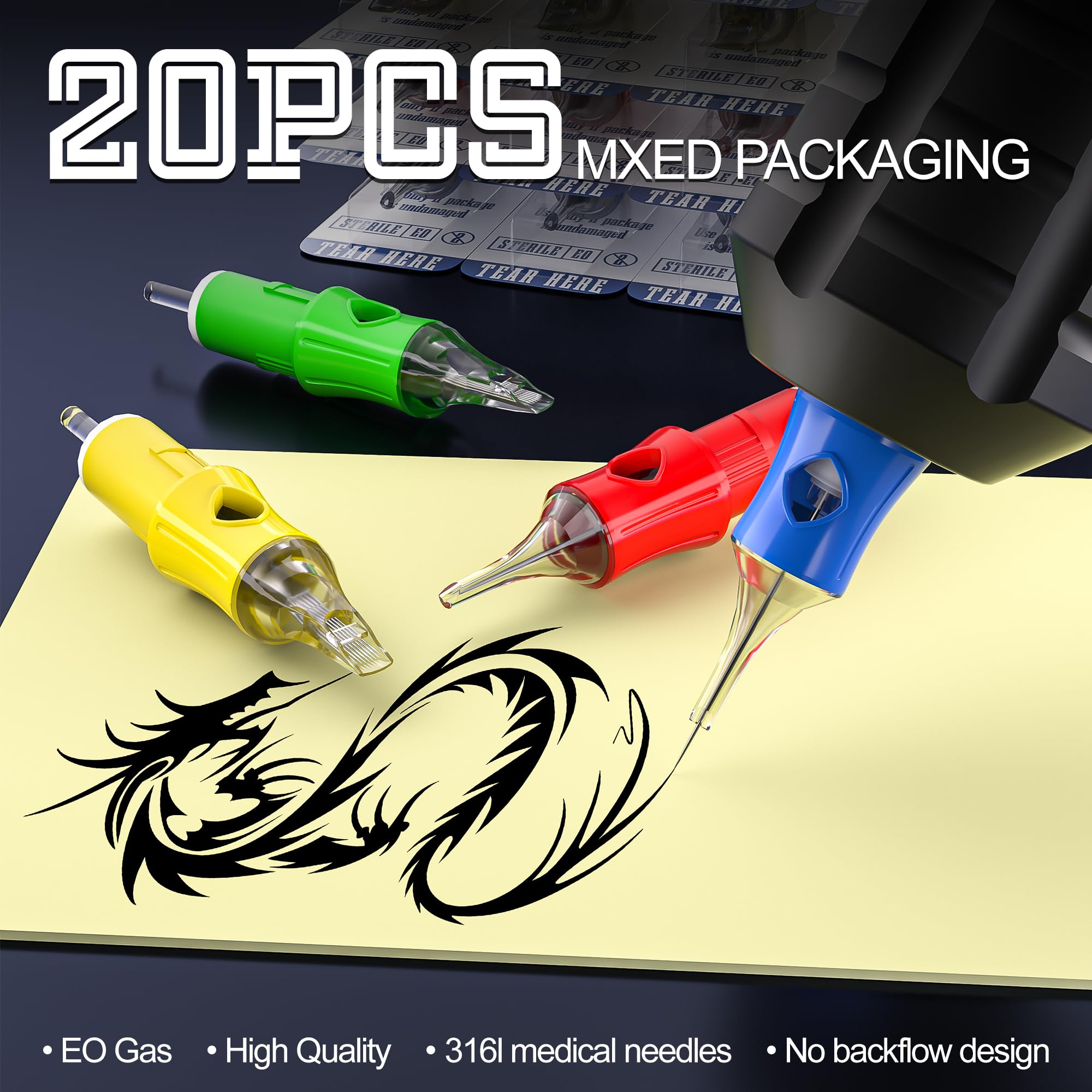 NEDPAIN Pro Wireless Tattoo Kit – 9500RPM, 1800mAh Battery, 7 Stroke Adjustments, RCA & LED Display