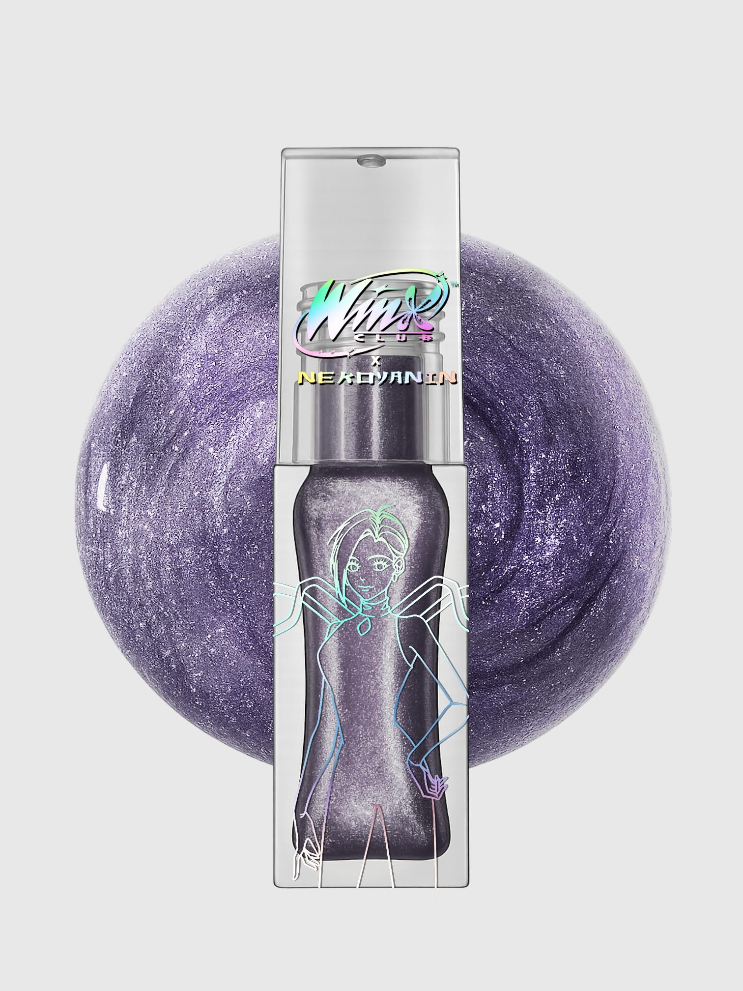 Nekoyanin Winx Club Glitter Lipgloss (Pixel Shine) – Collectible Shimmer Lip Gloss