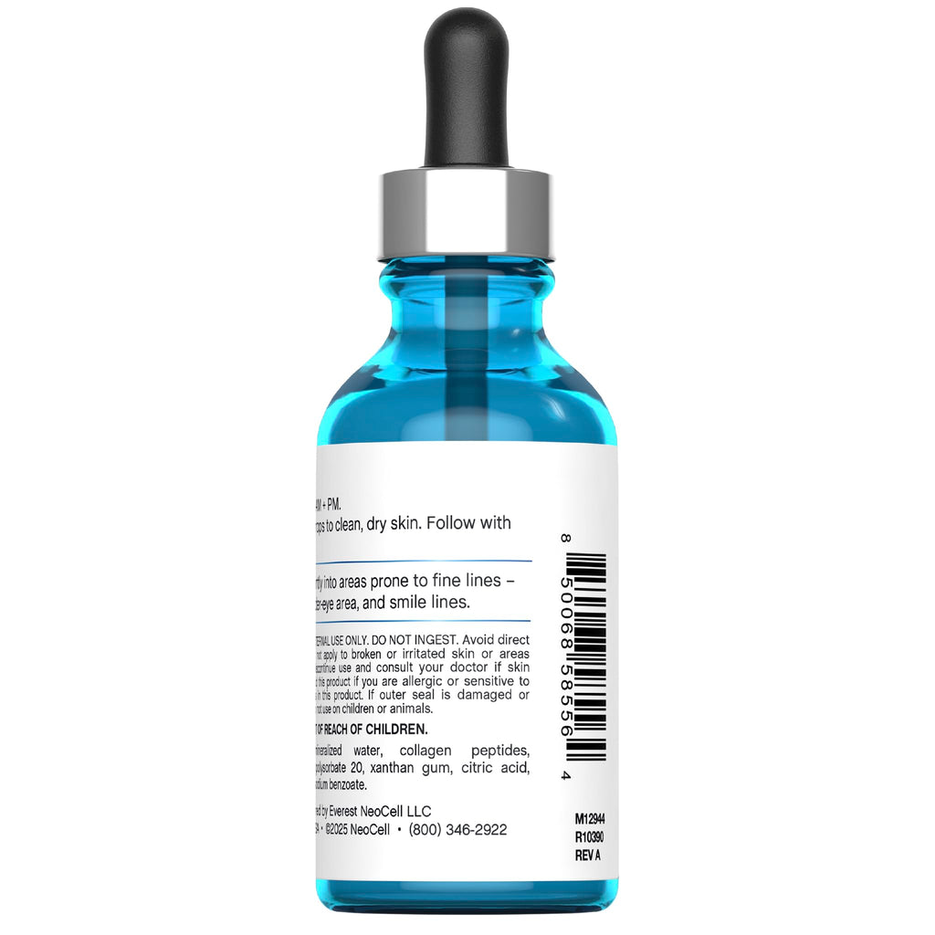 NeoCell Collagen Peptides Serum for Face – 2 oz | Advanced Skin Care, Targeted Fine Lines