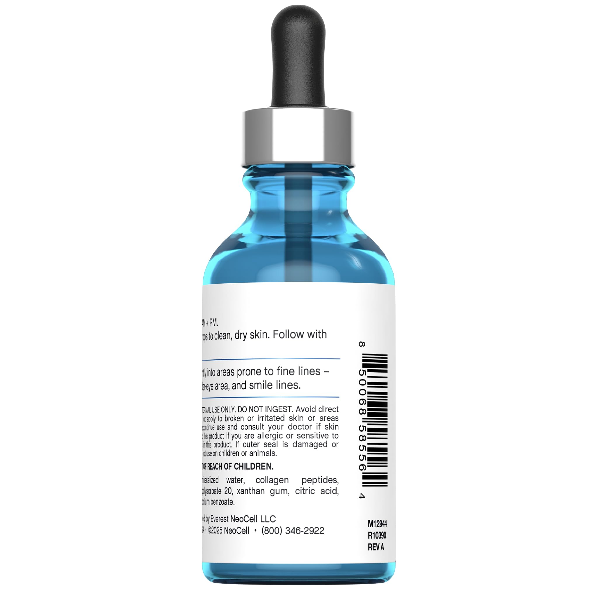 NeoCell Collagen Peptides Serum for Face – 2 oz | Advanced Skin Care, Targeted Fine Lines