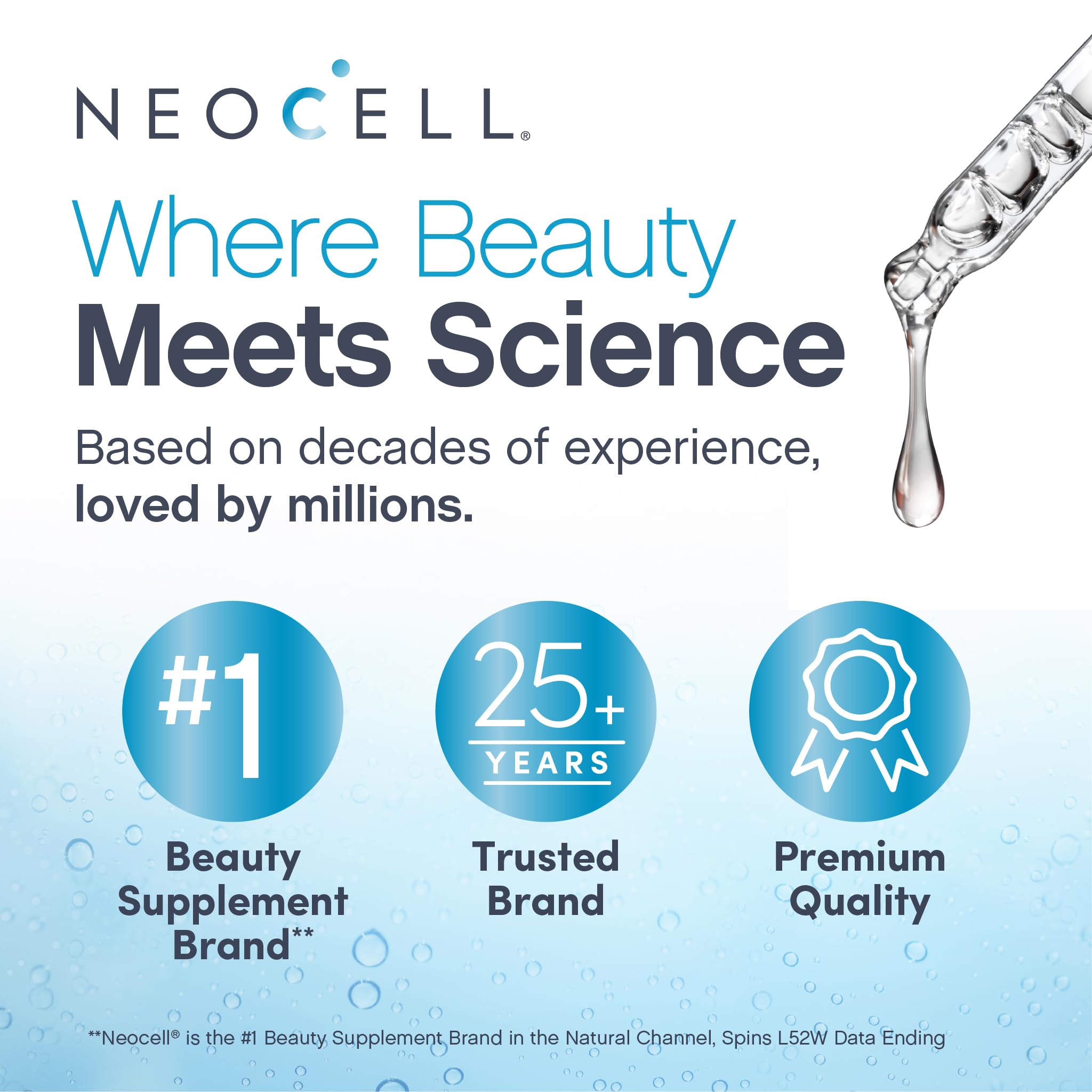 NeoCell Collagen Peptides Serum for Face – 2 oz | Advanced Skin Care, Targeted Fine Lines