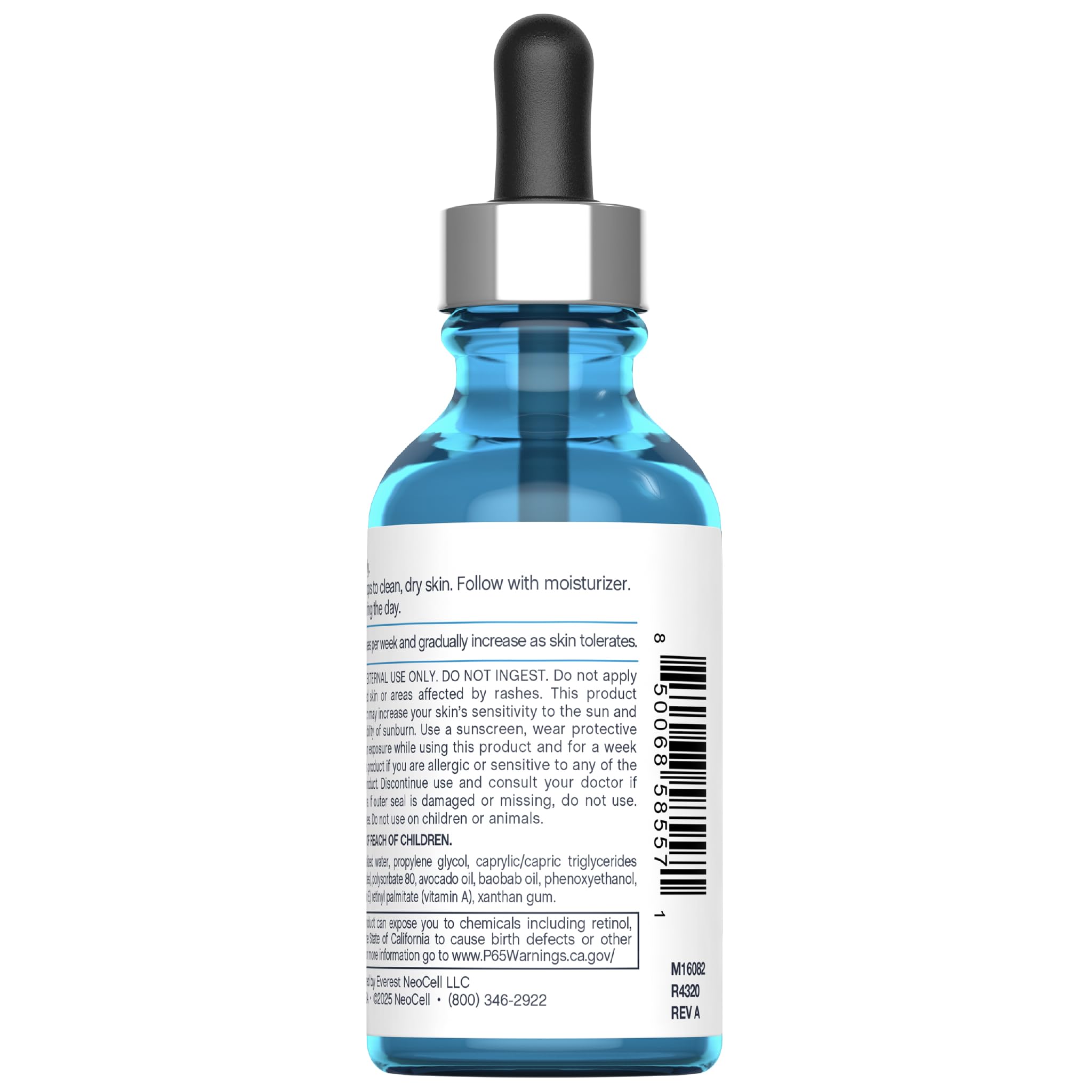 NeoCell Retinol Serum for Face | 2 oz | Nightly Skincare with Vitamin E & A