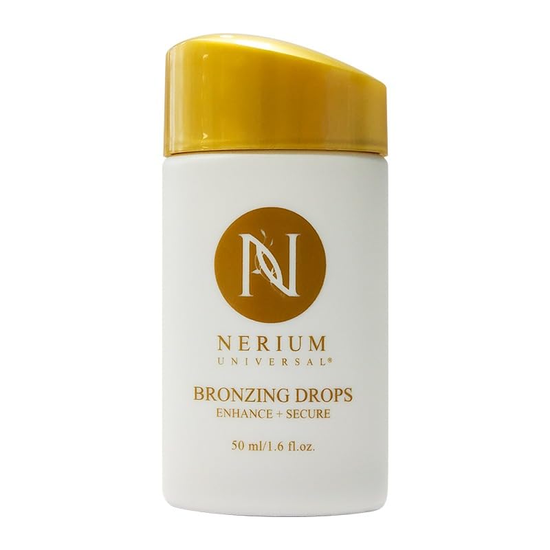 Nerium Glow Bronzing Drops – Fragrance-Free Mix-In Bronzer Serum for Face (1.6 fl oz)