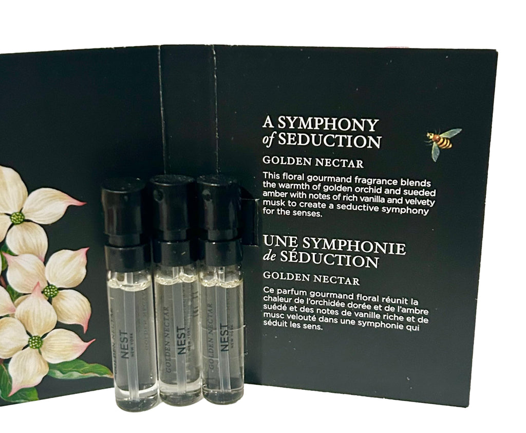 NEST New York Golden Nectar Sample Parfum – 3x 1.5 ml Vials