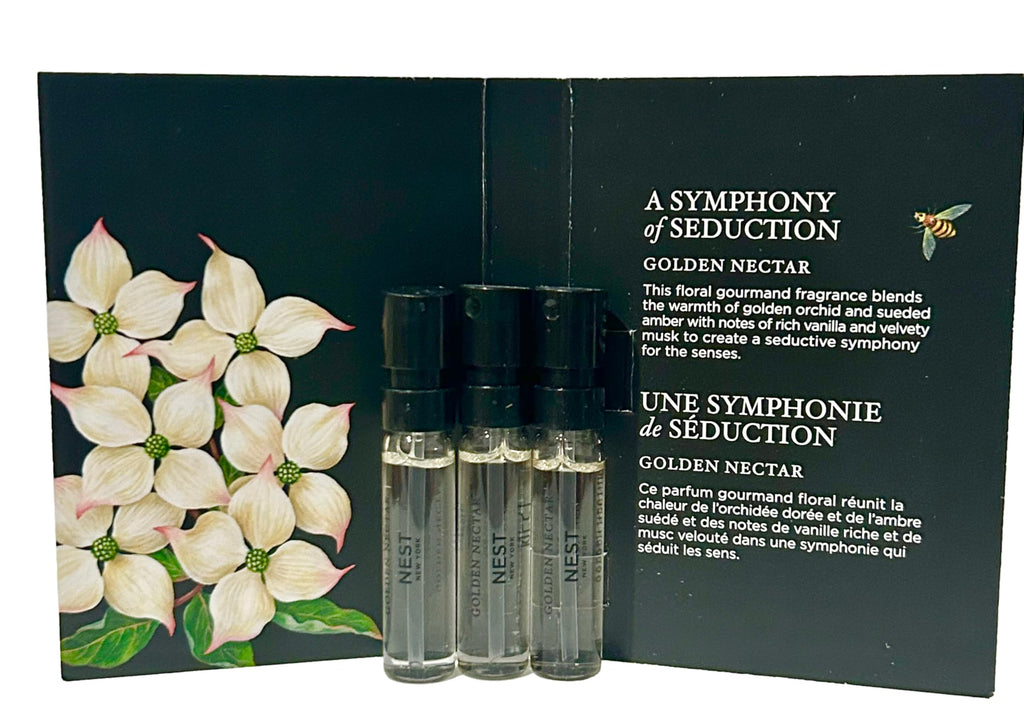 NEST New York Golden Nectar Sample Parfum – 3x 1.5 ml Vials