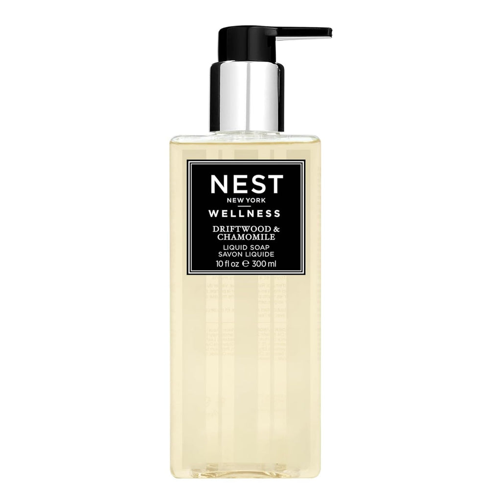 NEST New York Liquid Soap, Driftwood & Chamomile – 10 fl oz | Cleanse & Nourish Skin