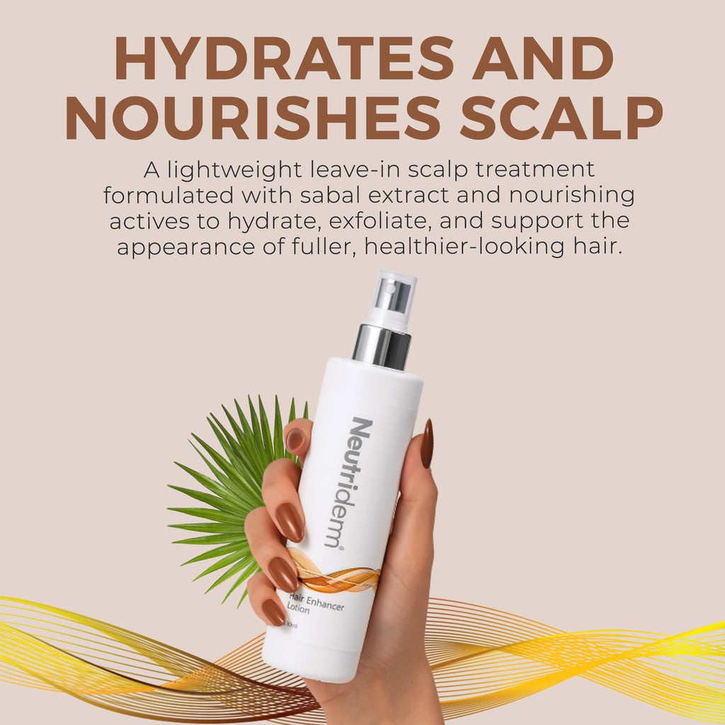 Neutriderm Hair Enhancer Lotion | Restore, Revitalize & Thickens Dry Hair (250 ml)
