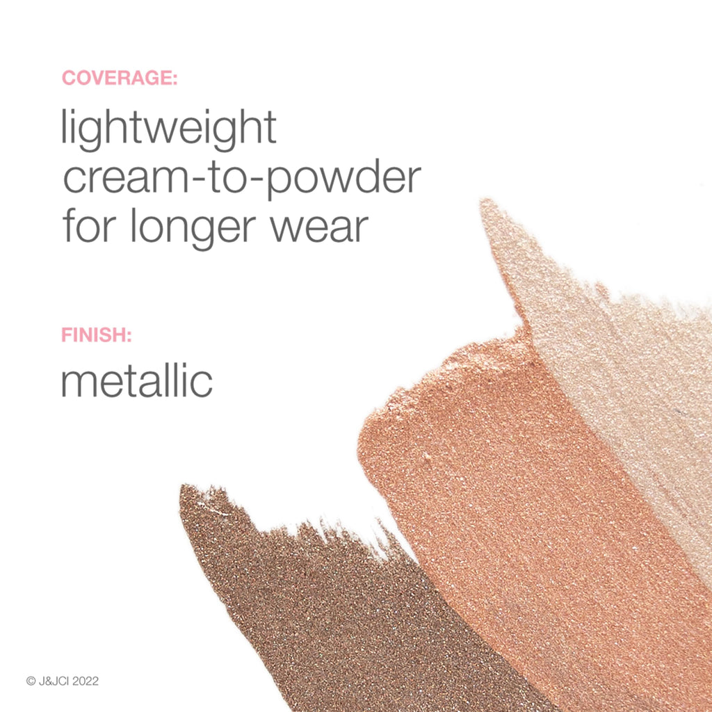 Neutrogena Sensitive Skin Eyeshadow + Primer in Rose Gold — Longwear 2-in-1 Metallic Eye Color (0.22 oz)
